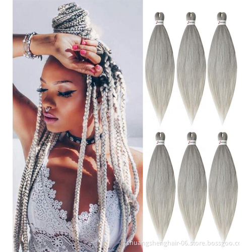 Selling fiber Easy Braids hair professional hair synthetic bundle pack wholesale expression pre stretched braiding hair ez braid